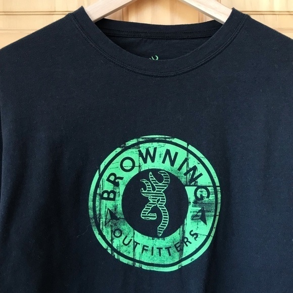 Browning Outfitters Men’s layered look long sleeve tee size small - Picture 3 of 7